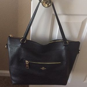 Black coach purse